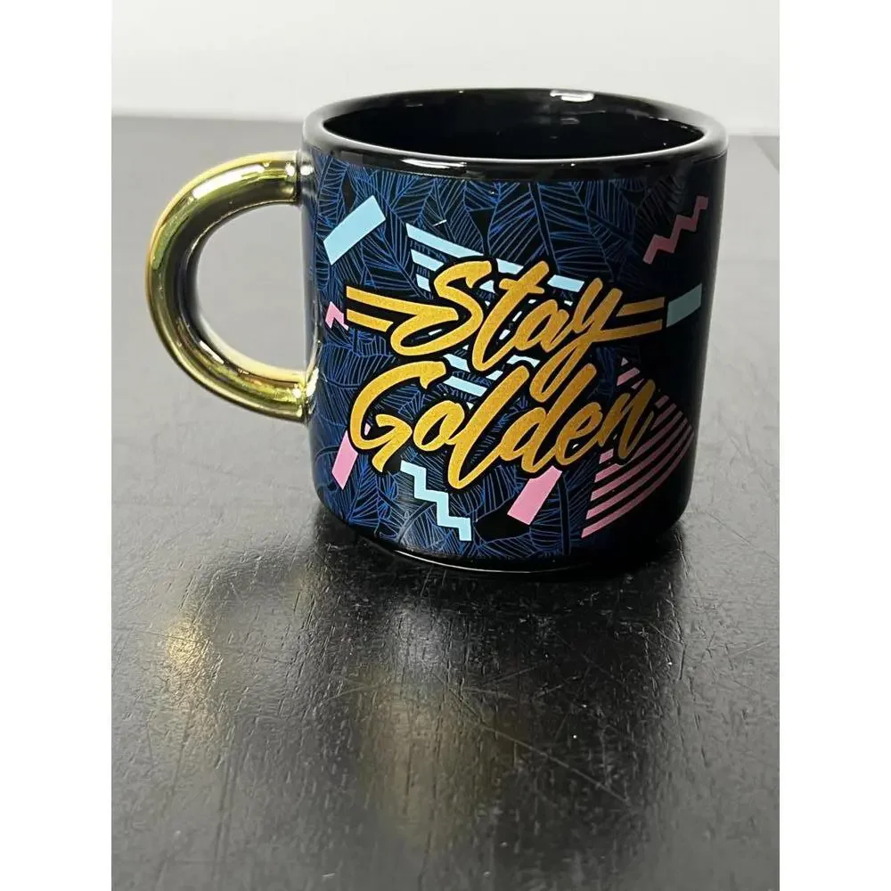Golden Girls “Stay Golden” NIB 2007 Metallic Mug‎ Set
